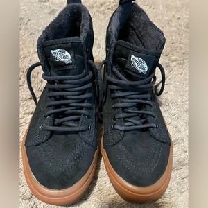 Vans scotchgaurd black hightops